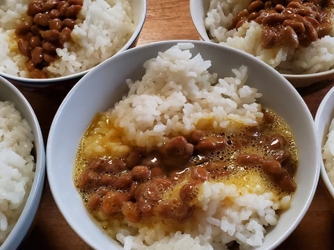 シソ納豆ごはん